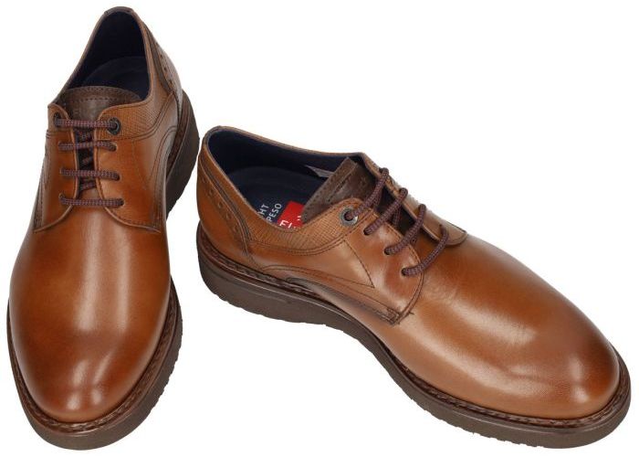 Fluchos WARRIOR F0344  geklede lage schoenen cognac/caramel
