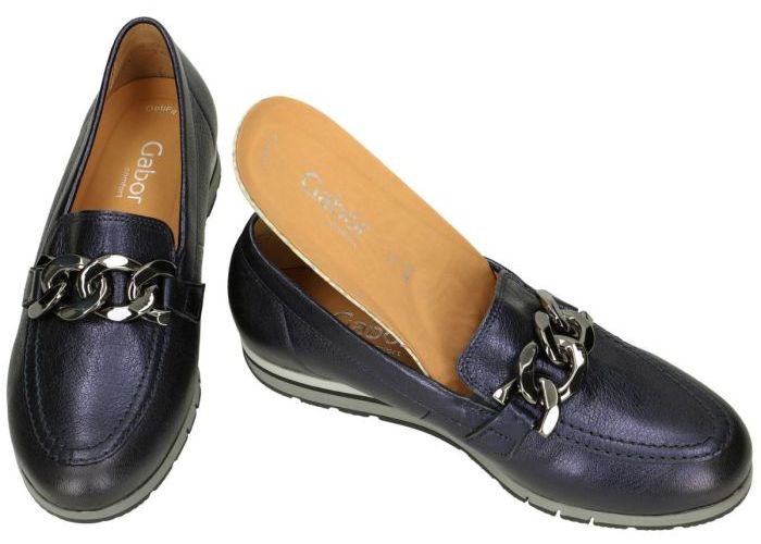 Gabor 32.415.26 ballerina's & mocassins blauw donker