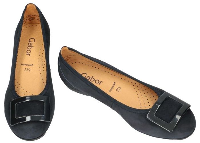 Gabor 44.164.16 ballerina's & mocassins blauw donker