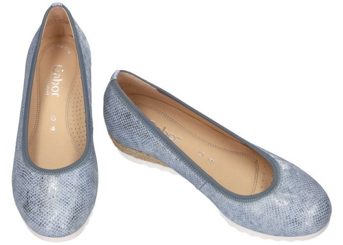 Gabor 62.641.86 ballerina's & mocassins blauw licht