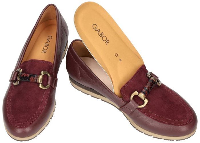 Gabor 4004.02.005 ballerina's & mocassins bordeaux