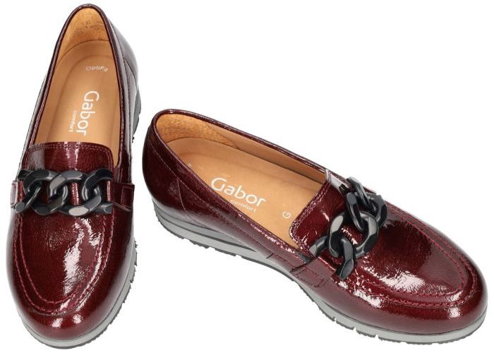 Gabor 72.415.88 ballerina's & mocassins bordeaux