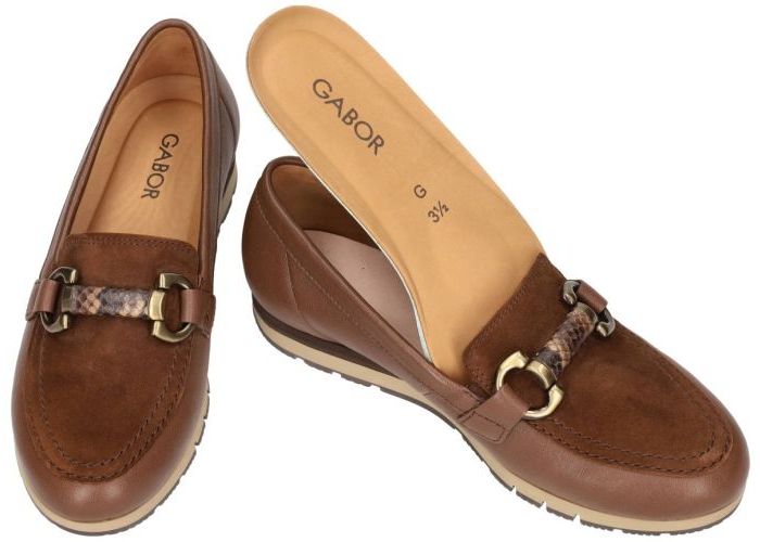 Gabor 4004.02.001 ballerina's & mocassins bruin