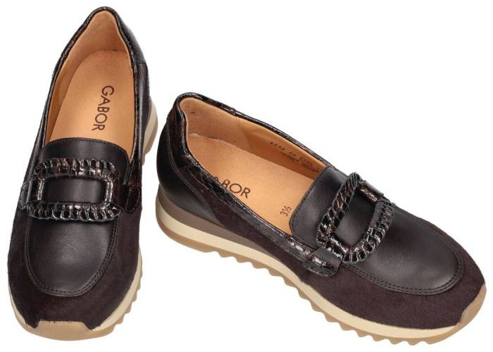 Gabor 4010.01.003 ballerina's & mocassins bruin donker