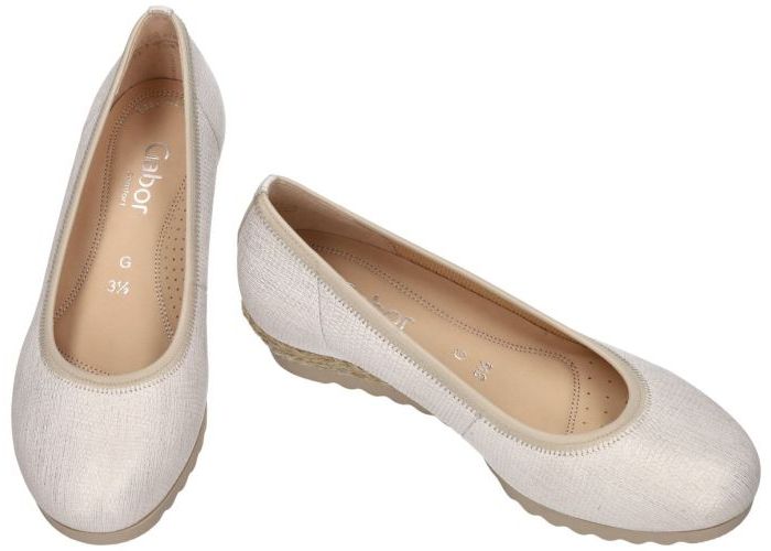 Gabor 62.641.80 ballerina's & mocassins off-white/ecru/parel