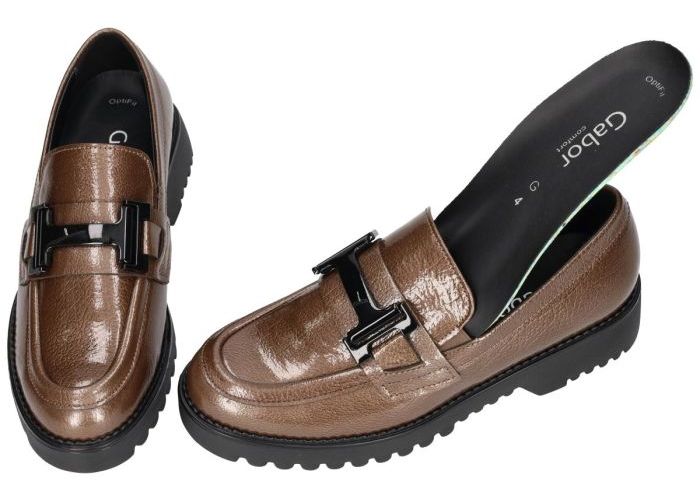 Gabor 72.452.81 ballerina's & mocassins taupe donker