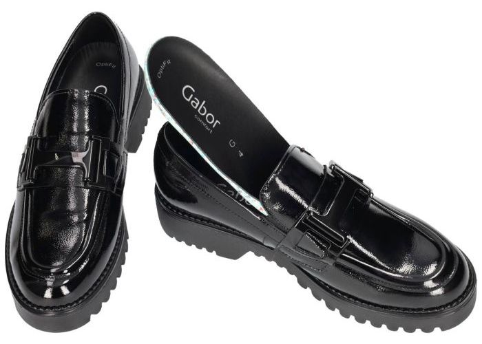 Gabor 72.452.97 ballerina's & mocassins zwart