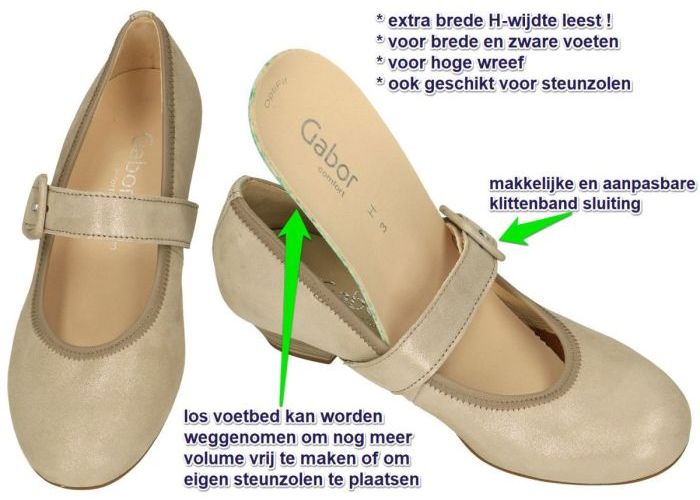 Gabor 46.139.14 pumps & hakschoenen beige