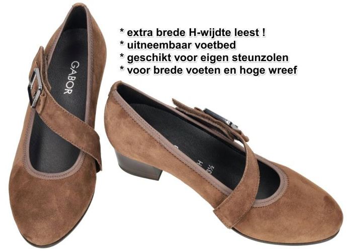 Gabor 3013.01.004 pumps & hakschoenen bruin