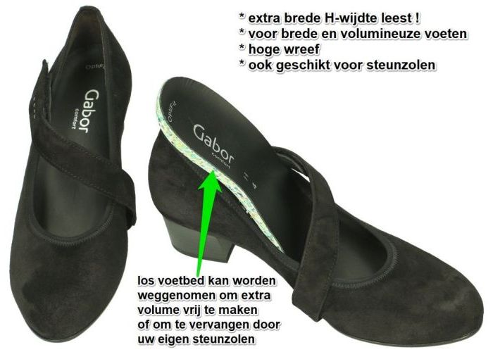 Gabor 36.149.17 pumps & hakschoenen zwart
