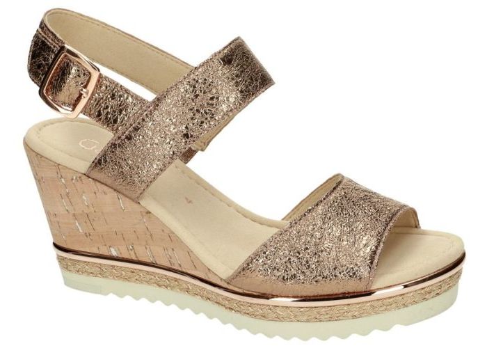 Gabor 85.790.64 sandalen goud