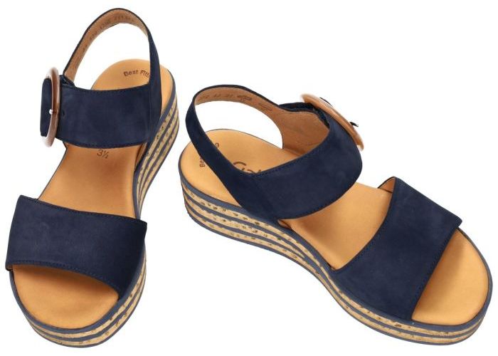 Gabor 64.550.16 sandalen blauw donker