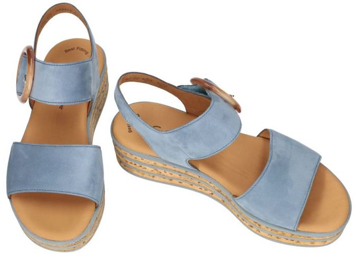 Gabor 44.550.18 sandalen blauw licht