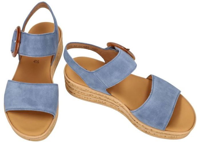 Gabor 84.550.18 sandalen blauw licht