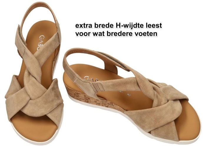 Gabor 82.761.30 sandalen bruin licht