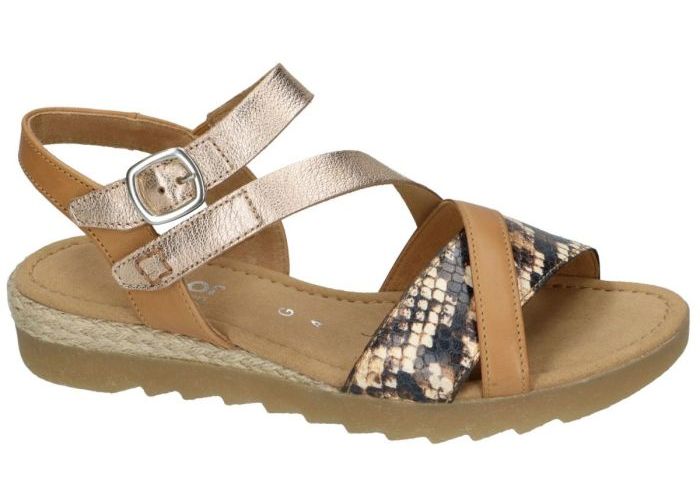 Damesschoenen Gabor SANDALEN 42.743.55 Cognac/caramel