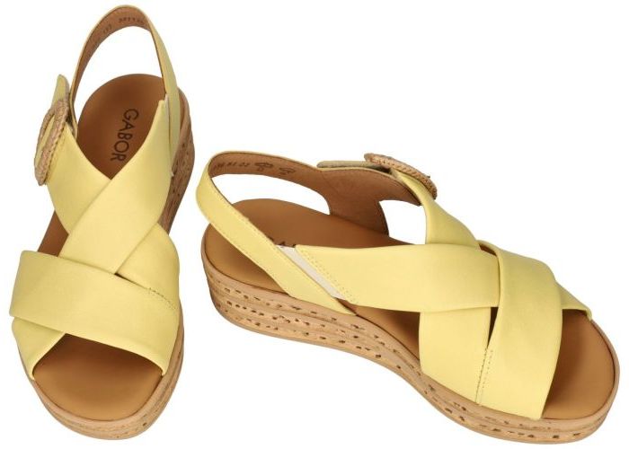 Gabor 84.556.23 sandalen geel