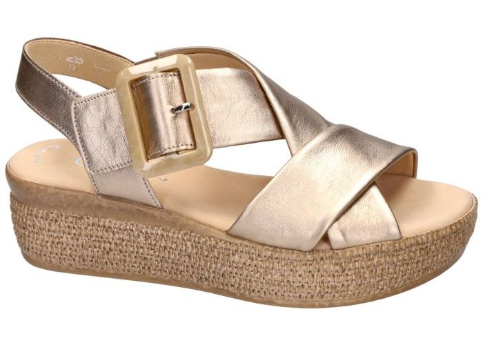 Gabor 64.572.62 sandalen goud