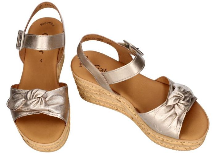 Gabor 64.653.62 sandalen goud