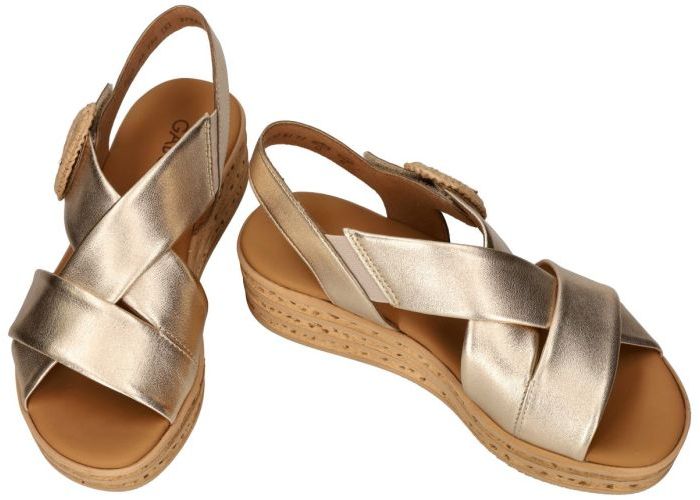 Gabor 84.556.62 sandalen goud