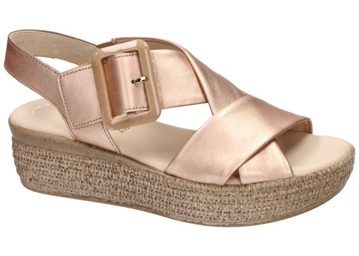 Gabor 64.572.60 sandalen roze-goud metallic