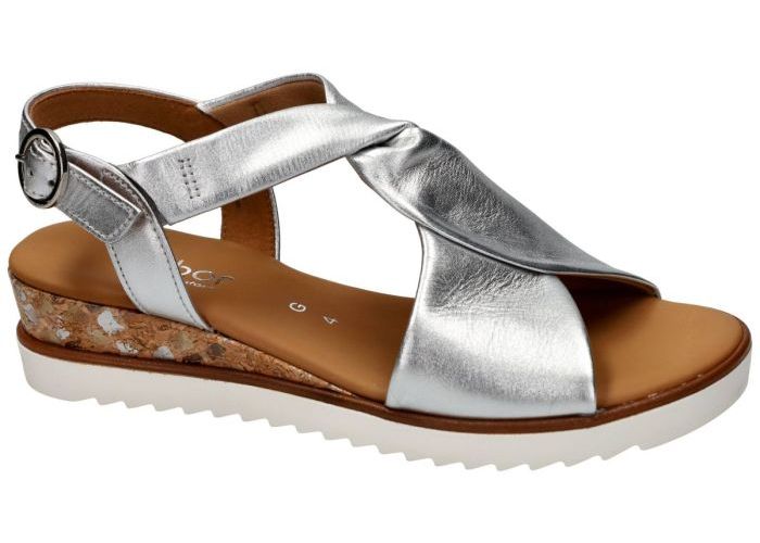 Gabor 62.751.10 sandalen zilver