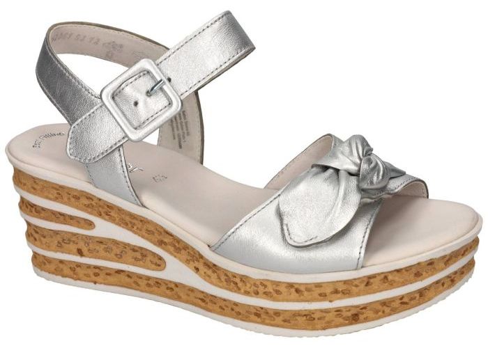 Gabor 64.653.61 sandalen zilver