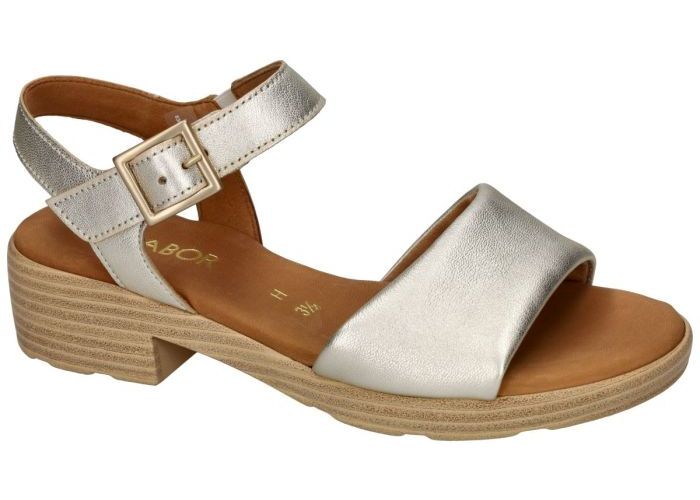 Gabor 82.814.81 sandalen zilver