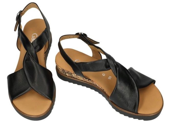 Gabor 42.751.27 sandalen zwart