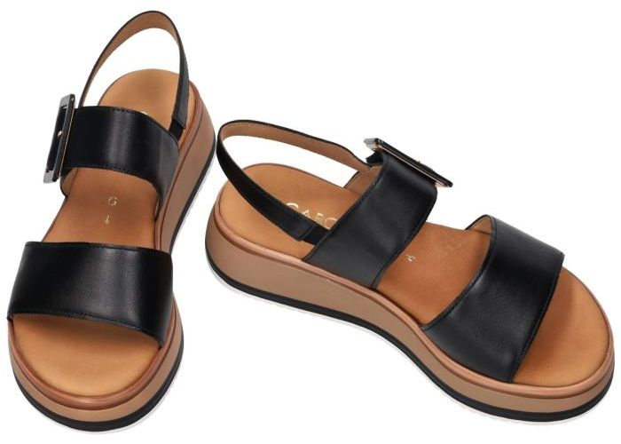 Gabor 82.744.57 sandalen zwart