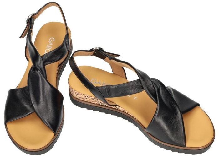 Gabor 82.751.27 sandalen zwart