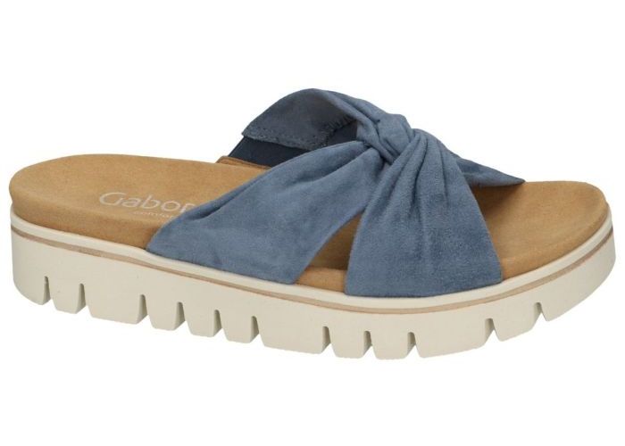 Gabor 42.881.36 slippers & muiltjes blauw