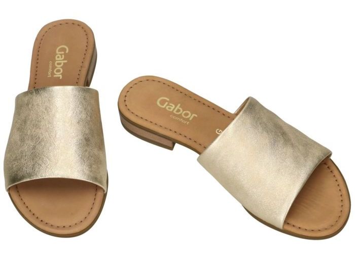Gabor 42.790.14 slippers & muiltjes goud