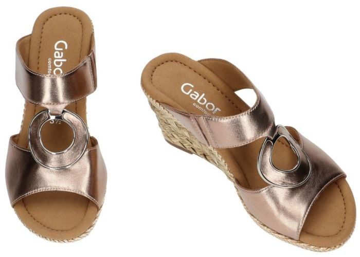 Gabor 82.825.94 slippers & muiltjes goud