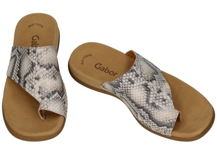 Gabor 43.700.32 slippers & muiltjes off-white/ecru/parel