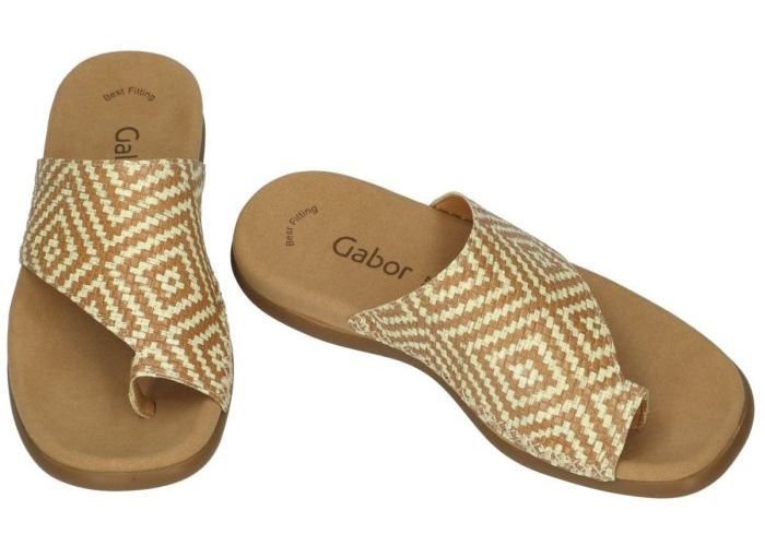 Gabor 63.700.44 slippers & muiltjes beige