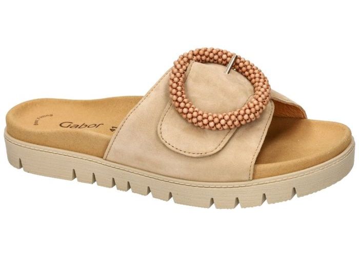 Gabor 63.745.14 slippers & muiltjes beige