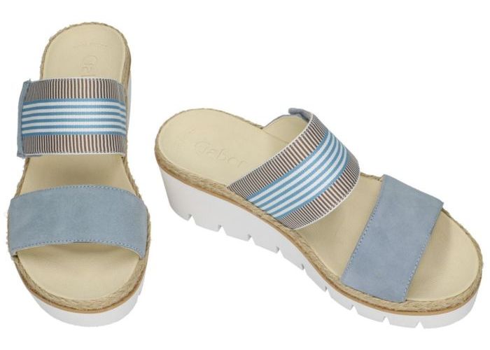 Gabor 44.630.10 slippers & muiltjes blauw
