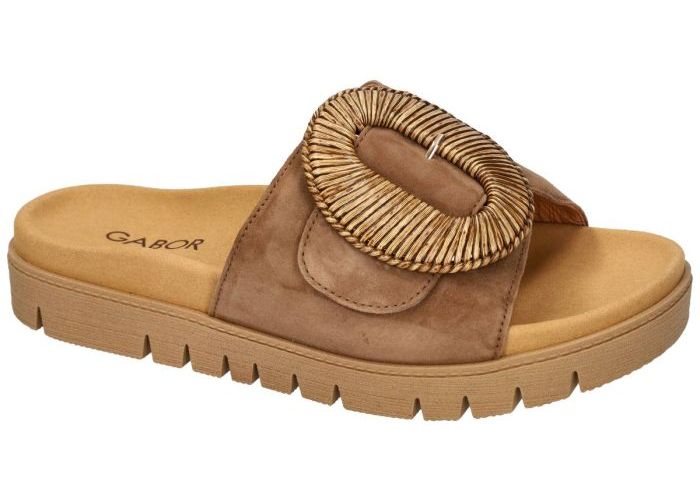 Gabor 83.742.11 slippers & muiltjes bruin
