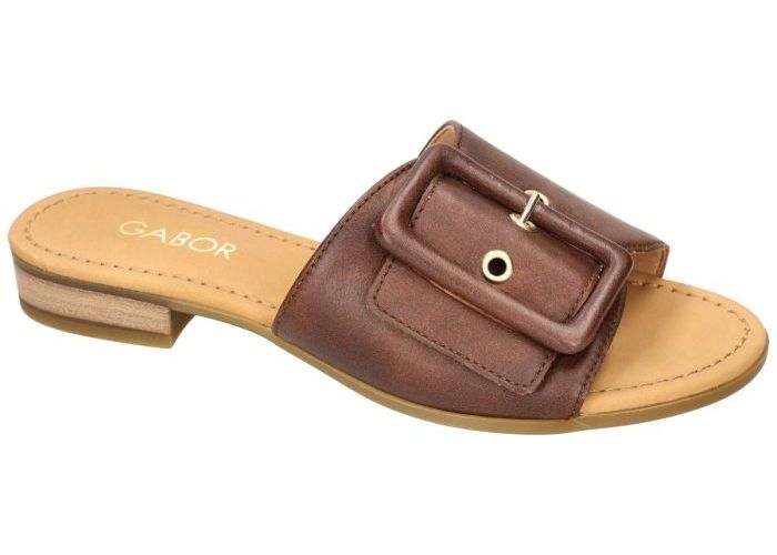 Gabor 82.791.53 slippers & muiltjes bruin donker