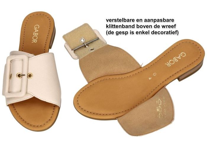 Gabor 82.791.52 slippers & muiltjes crÈme