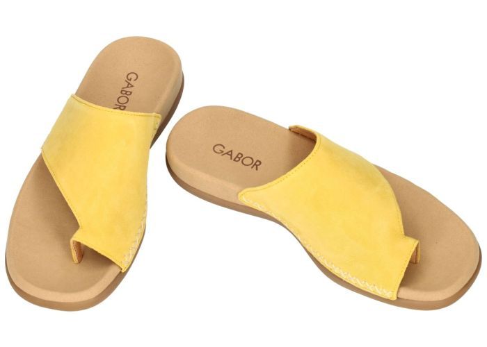 Gabor 83.700.33 slippers & muiltjes geel