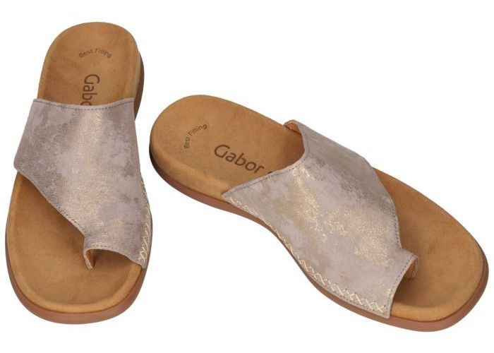 Gabor 63.700.62 slippers & muiltjes goud