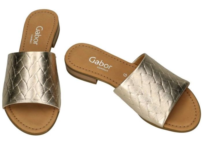 Gabor 82.790.92 slippers & muiltjes goud