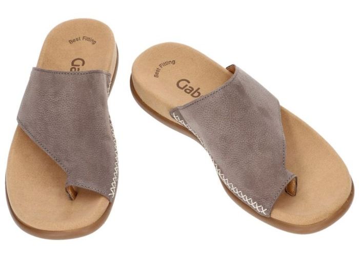 Gabor 03.700.13 slippers & muiltjes taupe