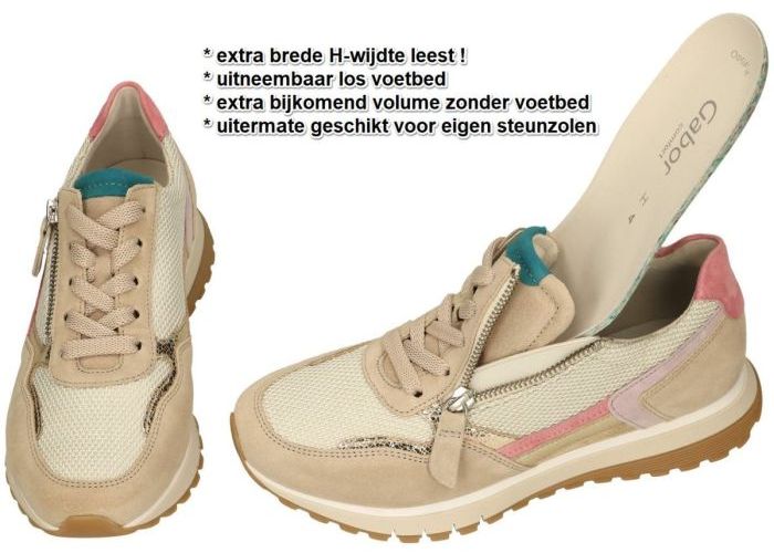 Gabor 46.378.63 sneakers  beige