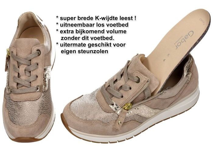 Gabor 66.306.62 sneakers  beige