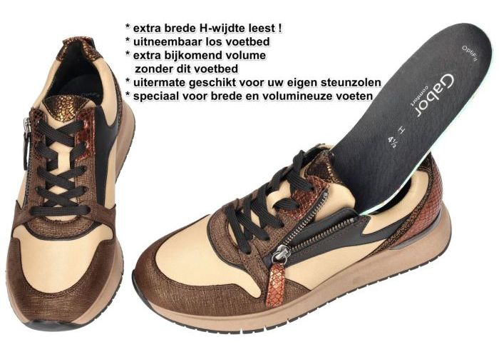 Gabor 76.446.22 sneakers  beige
