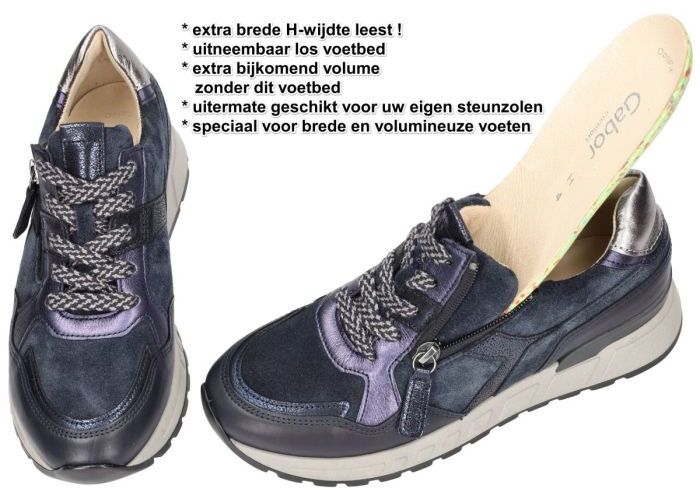 Gabor 76.368.46 sneakers  blauw donker