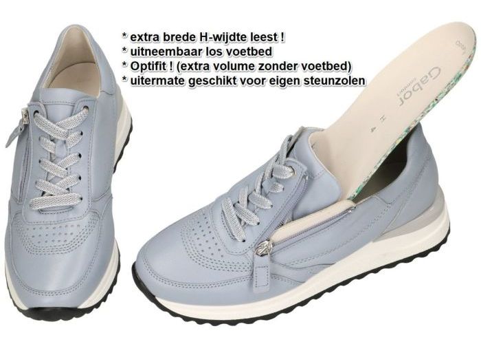 Gabor 26.594.26 sneakers  blauw licht
